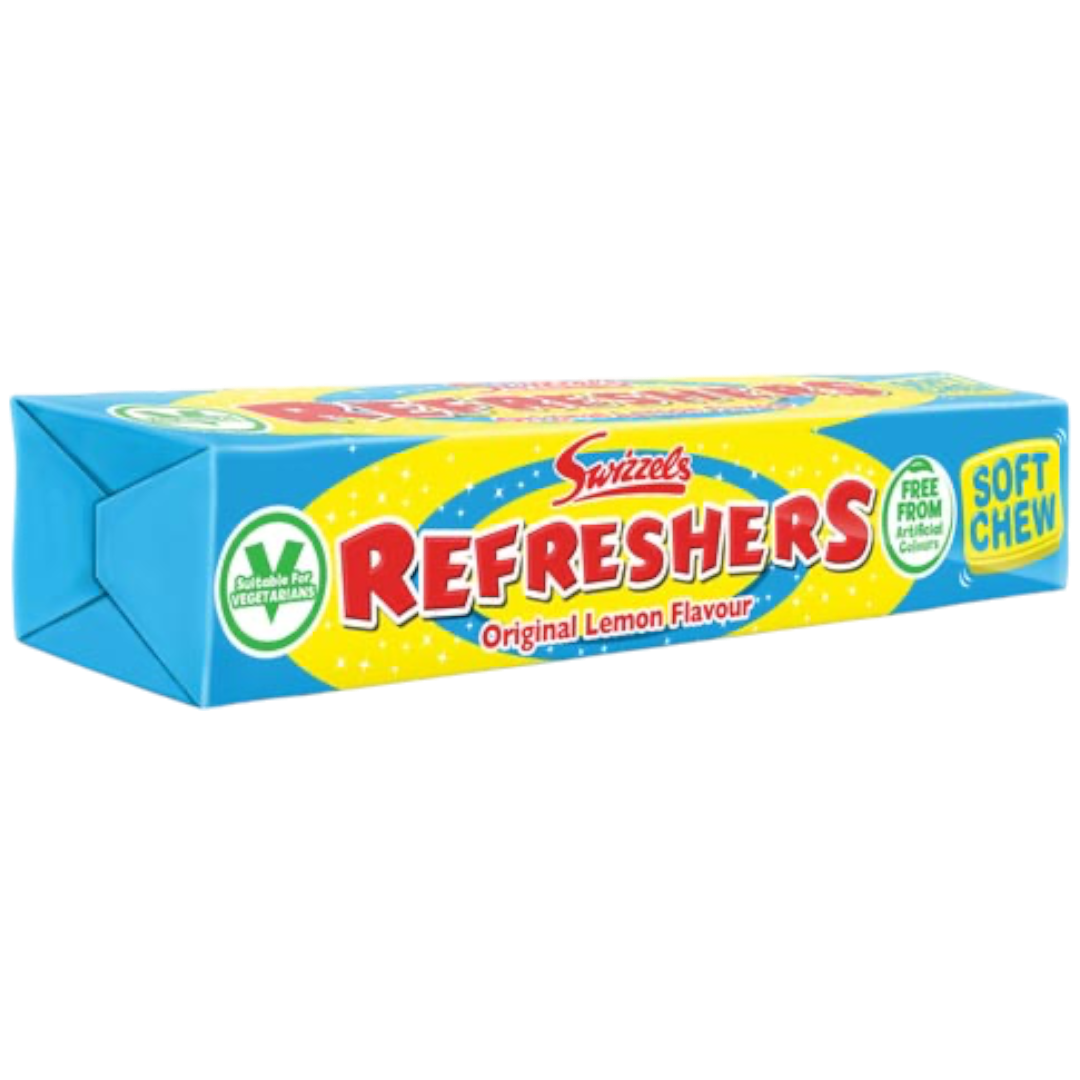 Swizzels Refreshers Chews Lemon Stick Pack (SINGLE) - 1.51oz (43g)