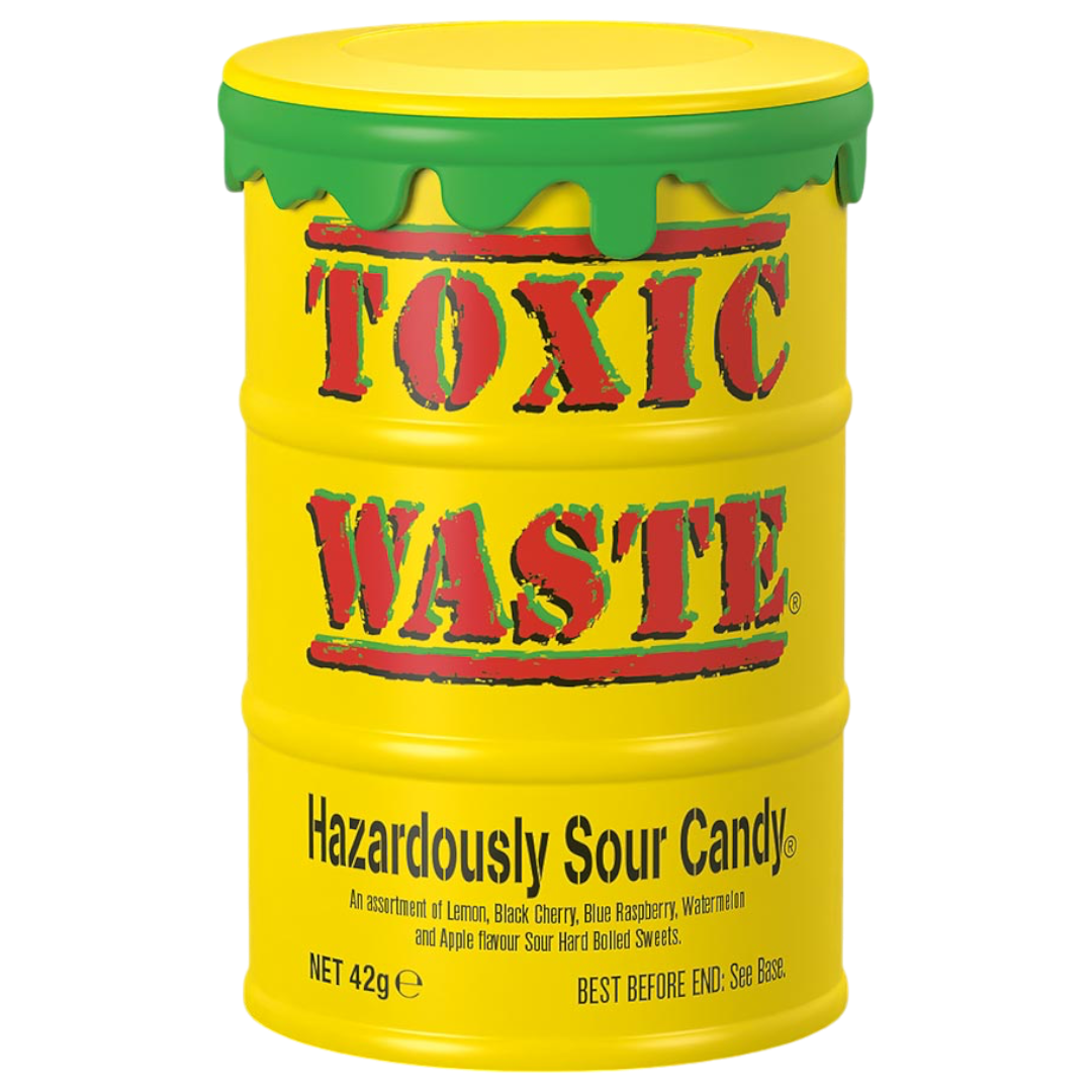 Toxic Waste Yellow Drum Extreme Sour Candy - 1.5oz (42g)