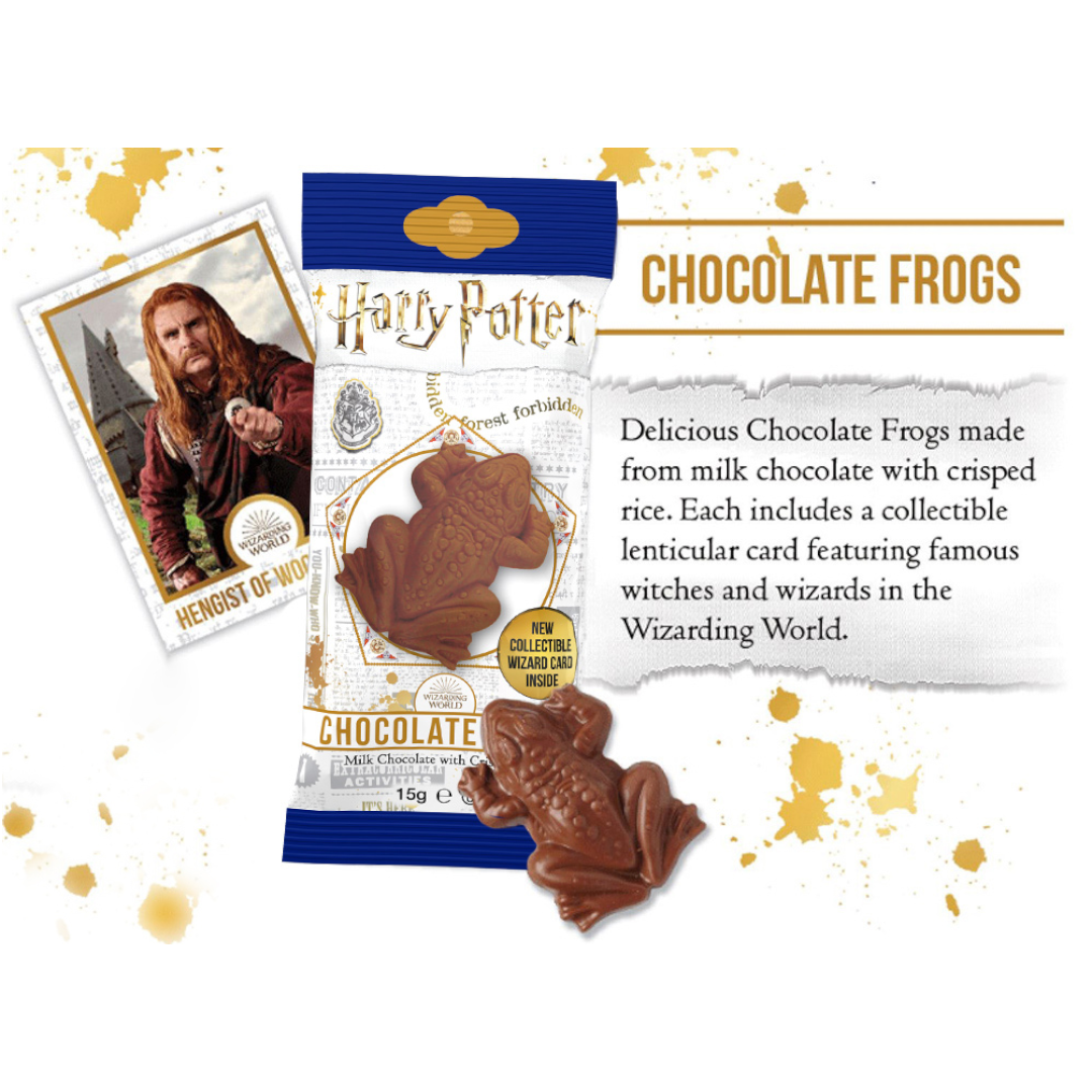 Harry Potter Chocolate Frog with Collectable Wizard Card - 0.55oz (15g)