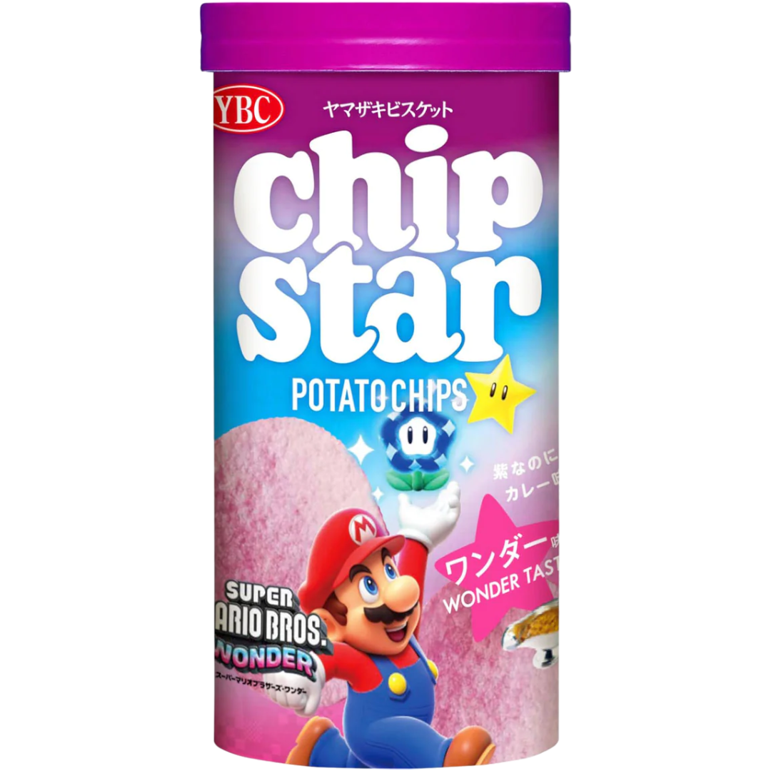 Chip Star Super Mario Bros Wonder Taste Potato Chips (Japan) - 1.58oz (45g)