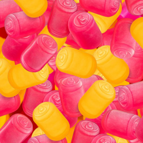 Energy Drink & Orangeade Soda Cans