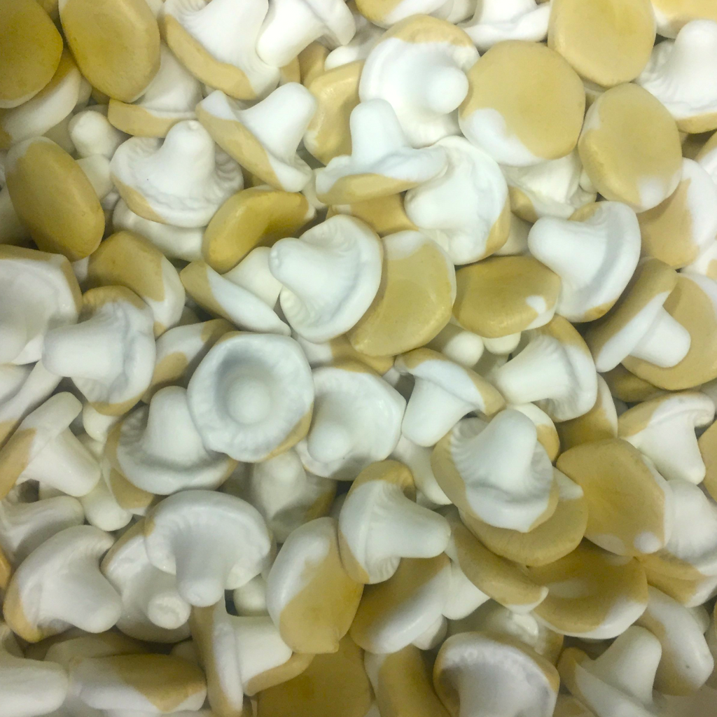 Caramel Foam Mushrooms (Swedish)