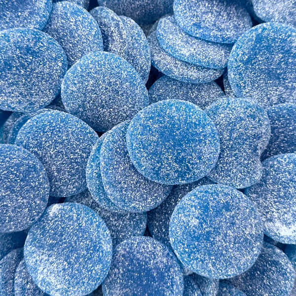 Sura Blåa Smileys (Sour Blue Smiles)