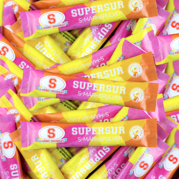 S-Märke Pulver Supersur (Super Sour Powder Sachets)