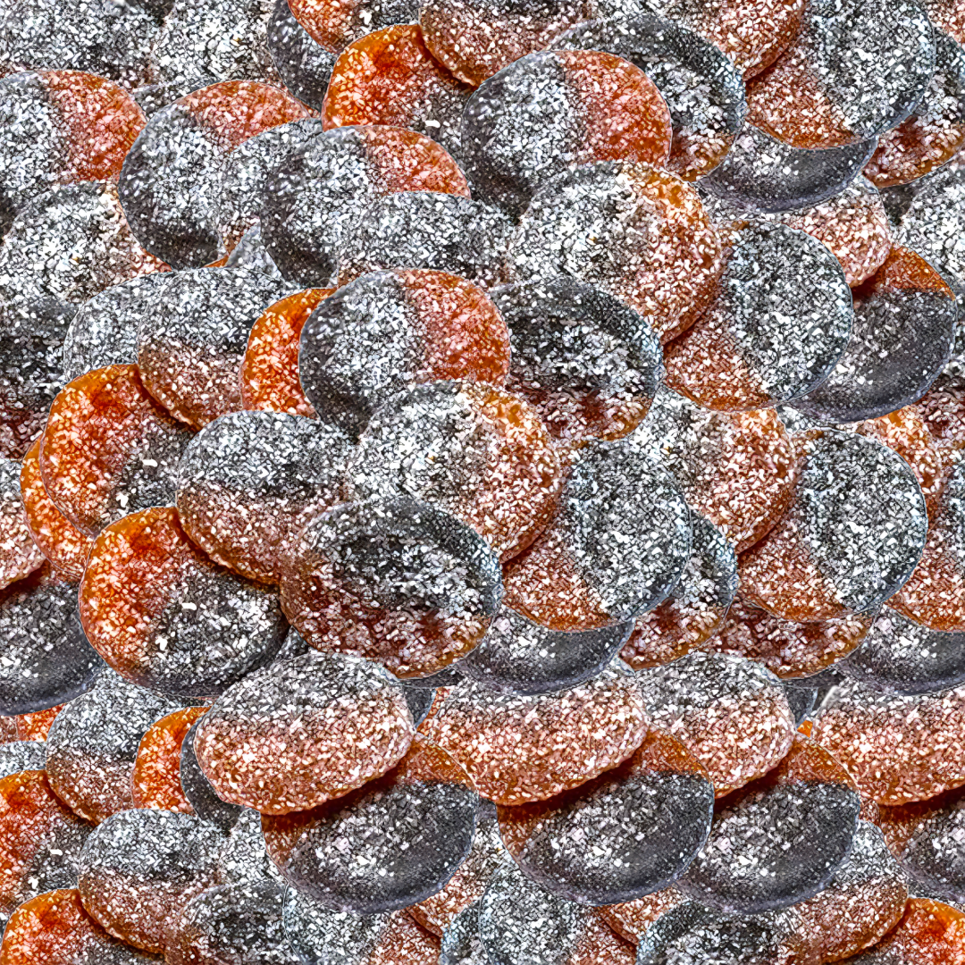 Kryptoniter Mjuka Cola (Sour Cola & Liquorice Gummy Discs)