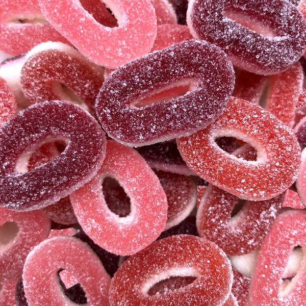 Fizzy Red Berries & Creamy Yoghurt Rings