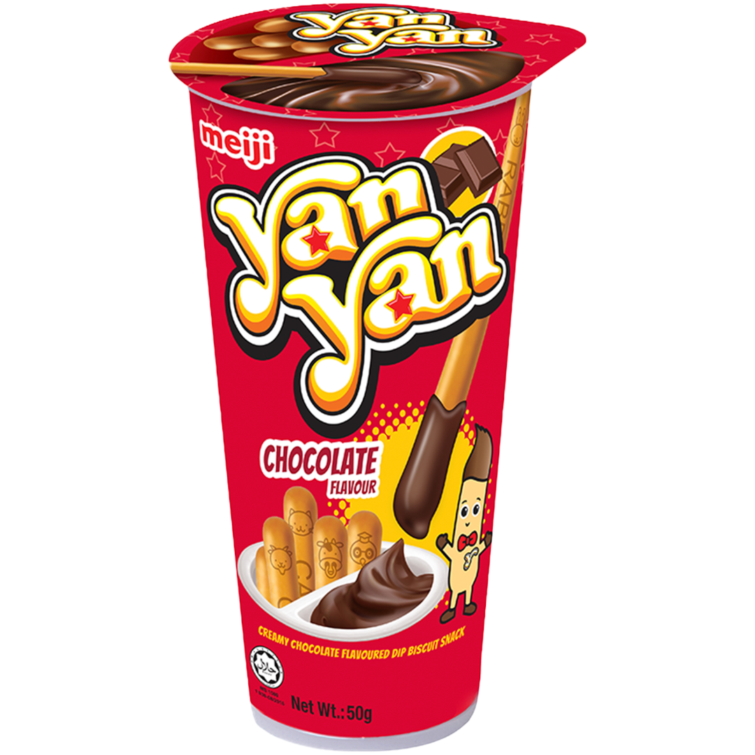 Meiji Yan Yan Creamy Chocolate Biscuit Dipping Snack - 1.76oz (50g)