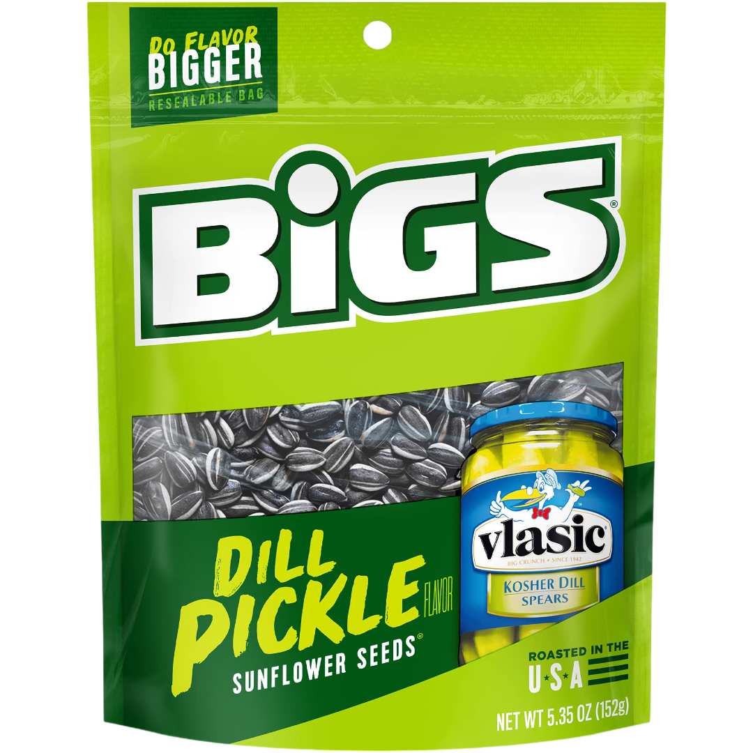 BIGS Sunflower Seeds Vlasic Dill Pickle Flavour - 5.35oz (152g)
