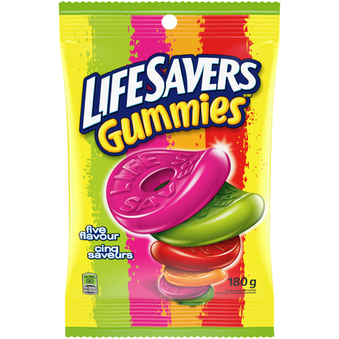 Life Savers 5 Flavors Halloween Big Ring Gummies (9.87 oz) | Delivery Near  Me - Doordash, image size:1080x1080