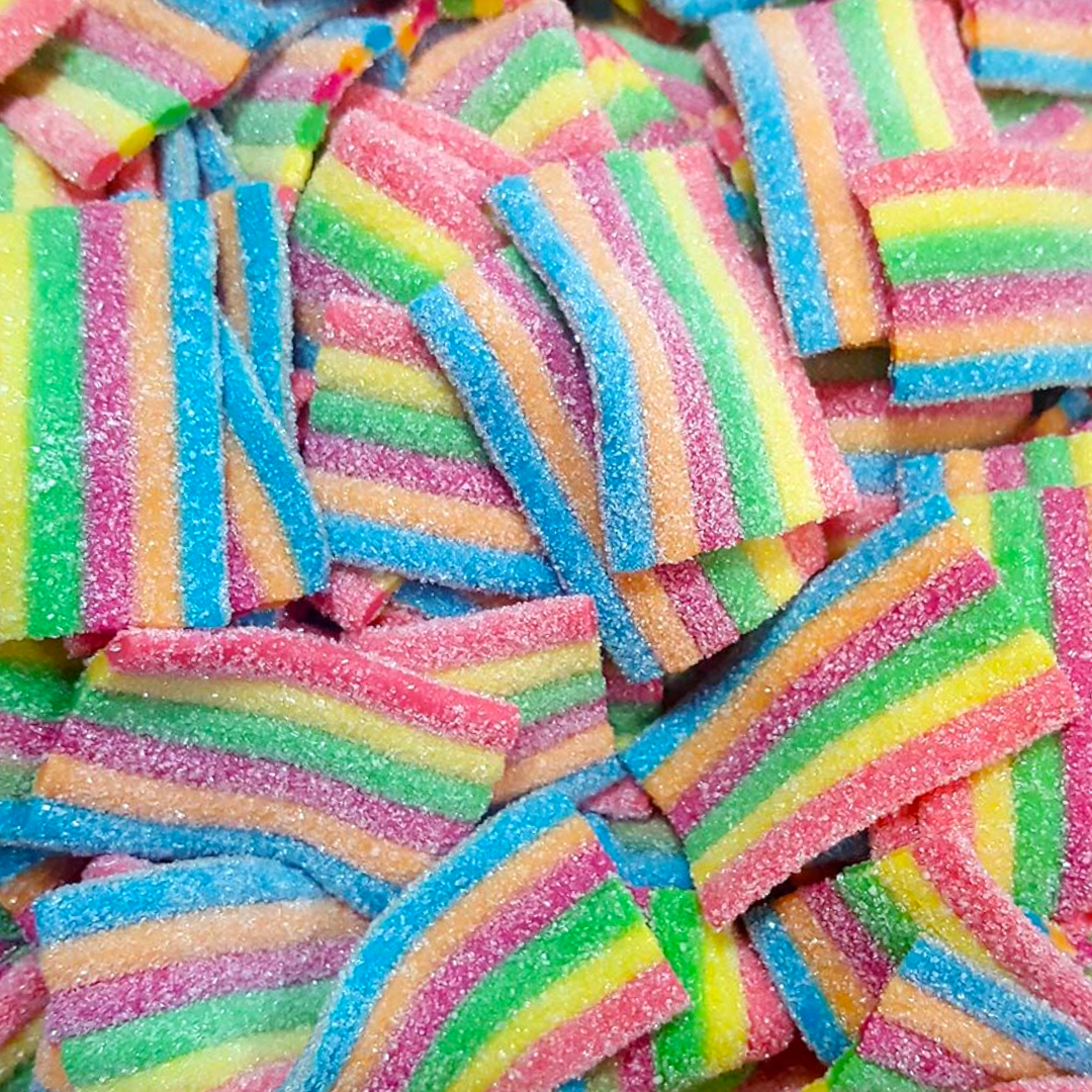 Sour Rainbow Belt Bites