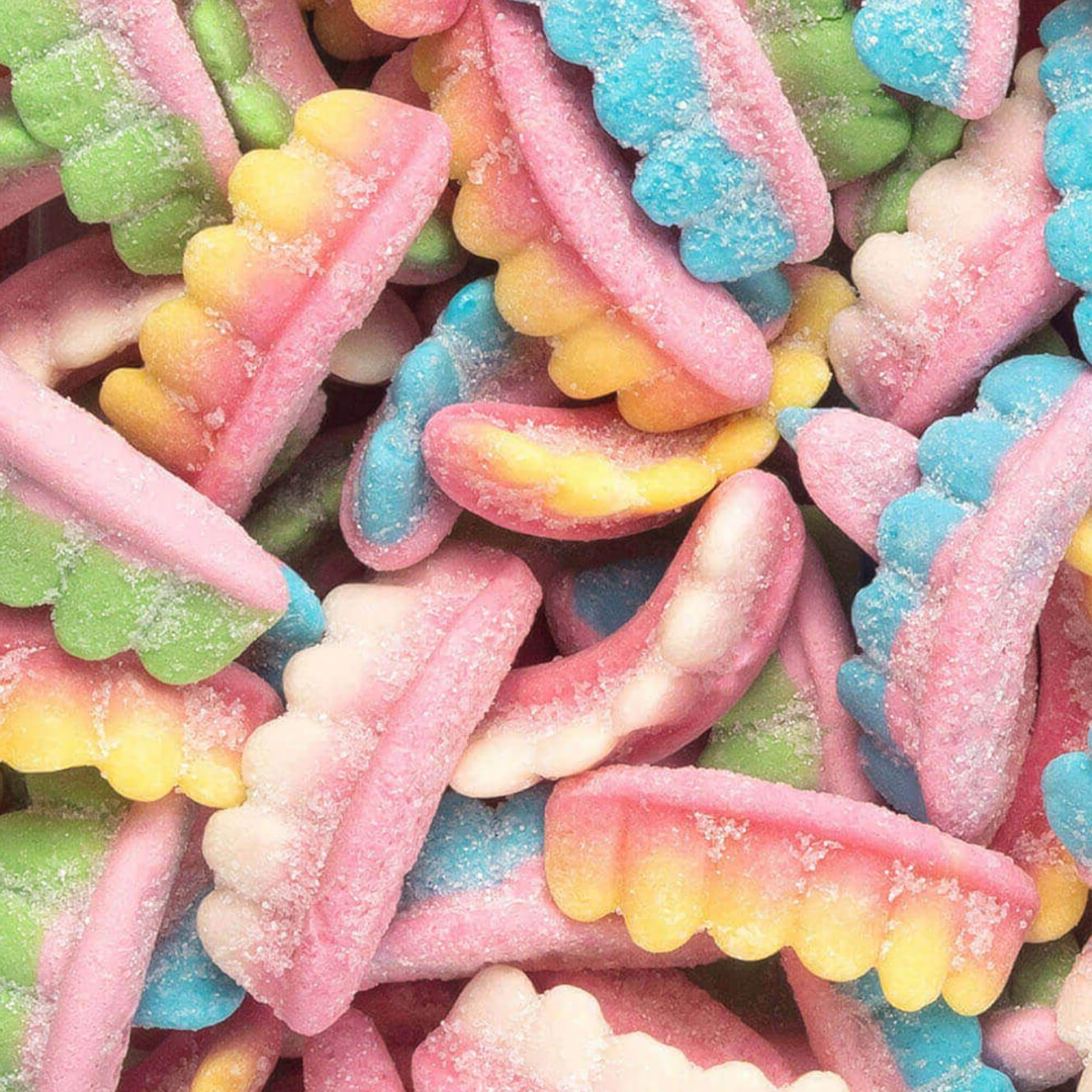 Sour Foam Dentures – Poppin Candy