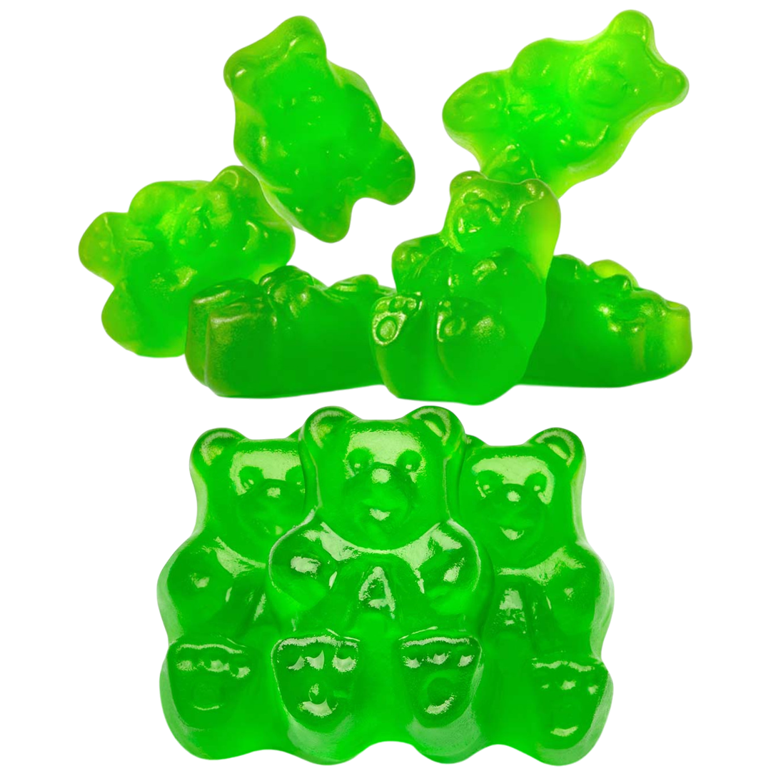 Green Apple Gummy Bears – Poppin Candy