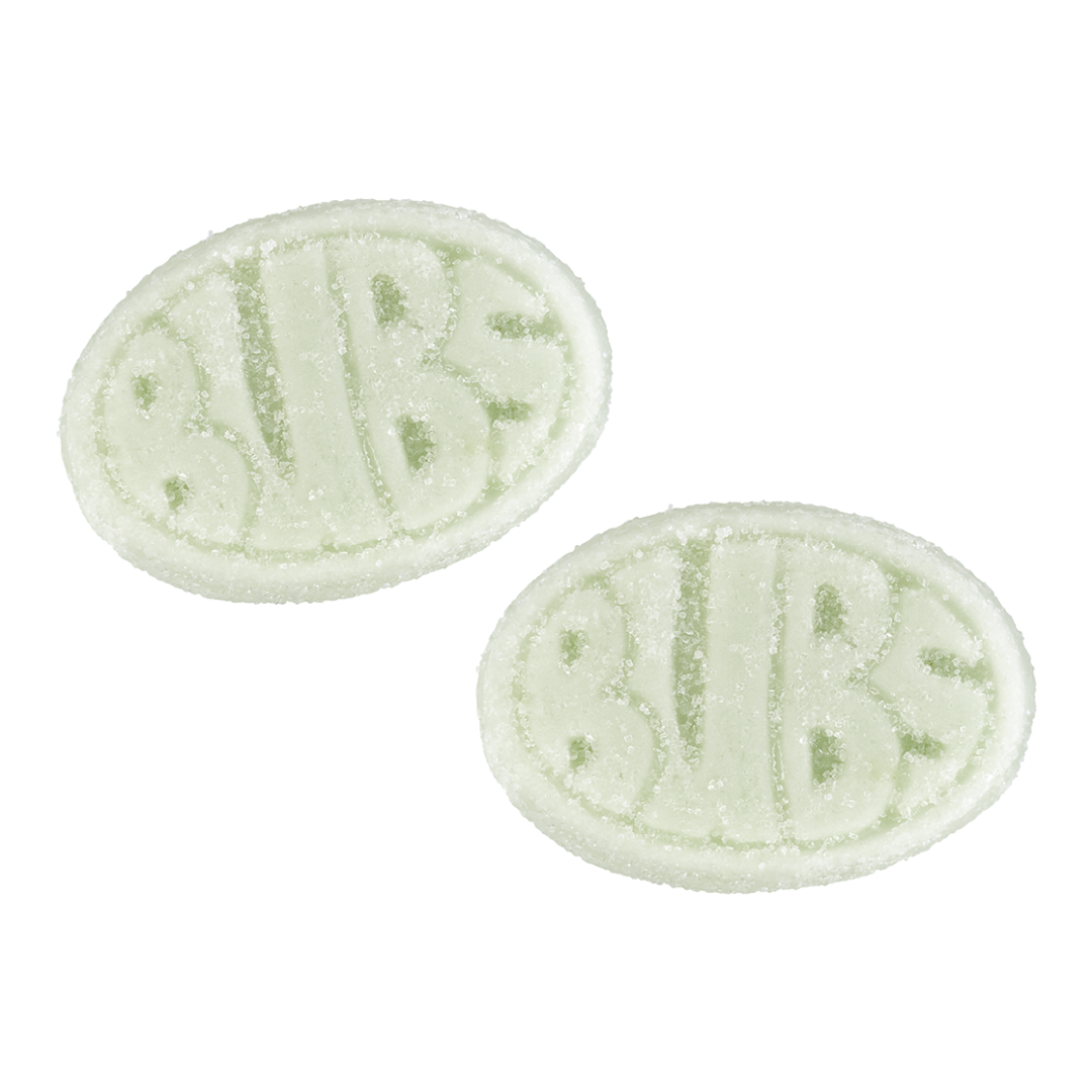 BUBS Fruity Pear Sour Mini Ovals