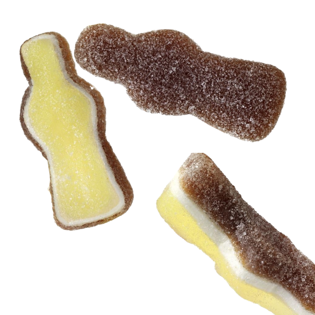 Handmade Tricolour Lemon Cola Float Bottles