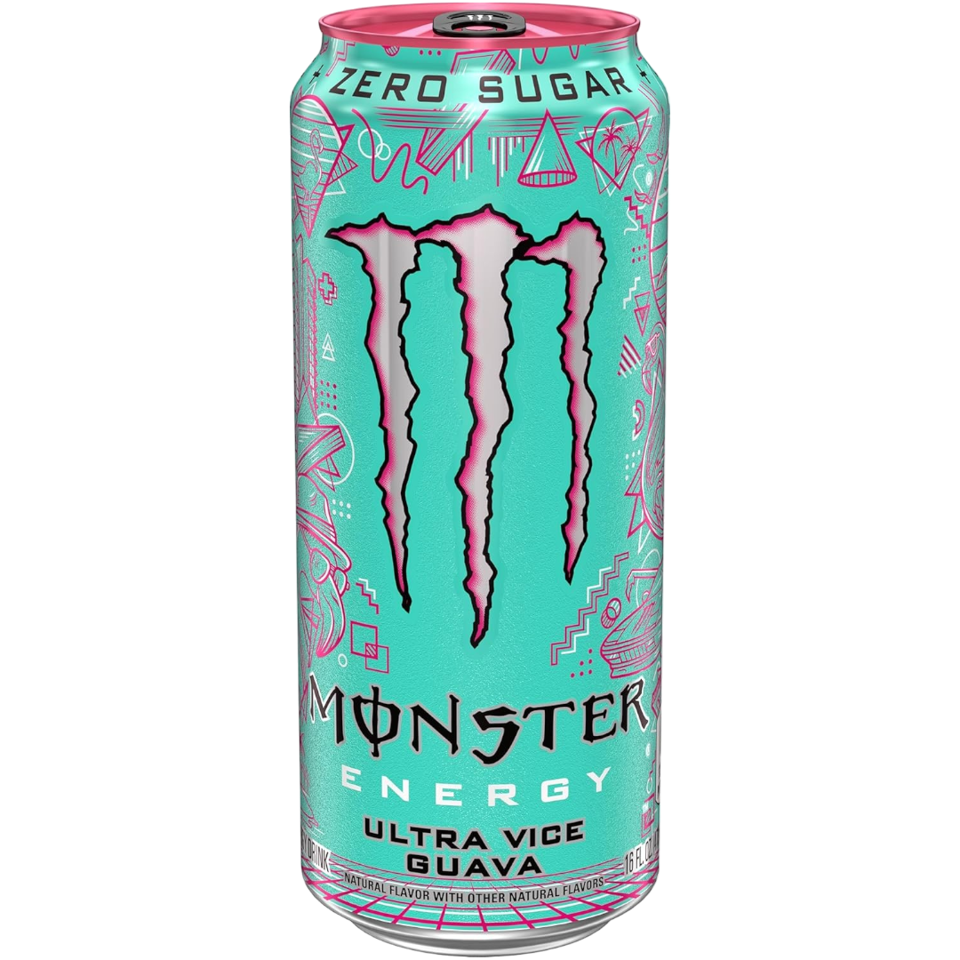 Monster Energy Ultra Vice Guava POP看板 Monster Ultra Vice Guava - 16fl.oz (473ml) – Poppin Candy