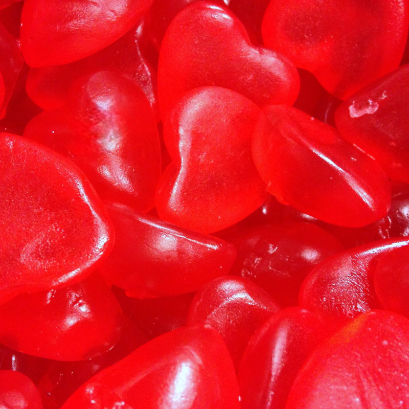 Sugar Free Strawberry Hearts