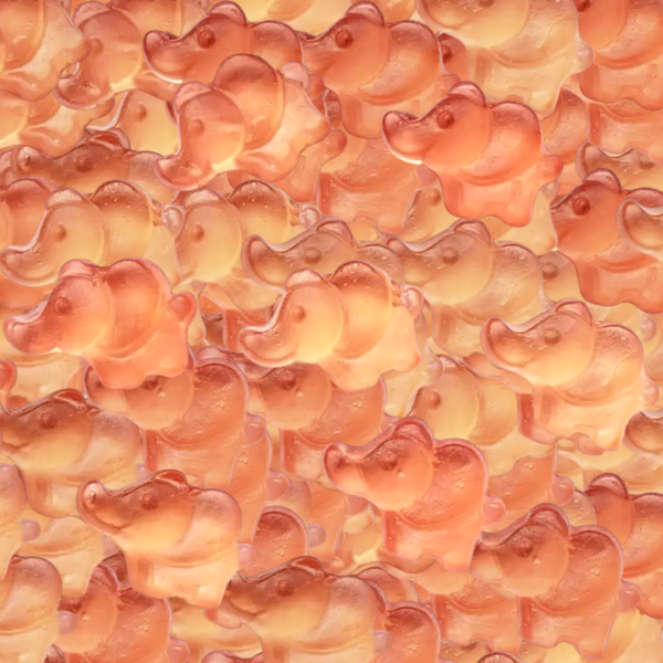 Pink Cherry Elephants