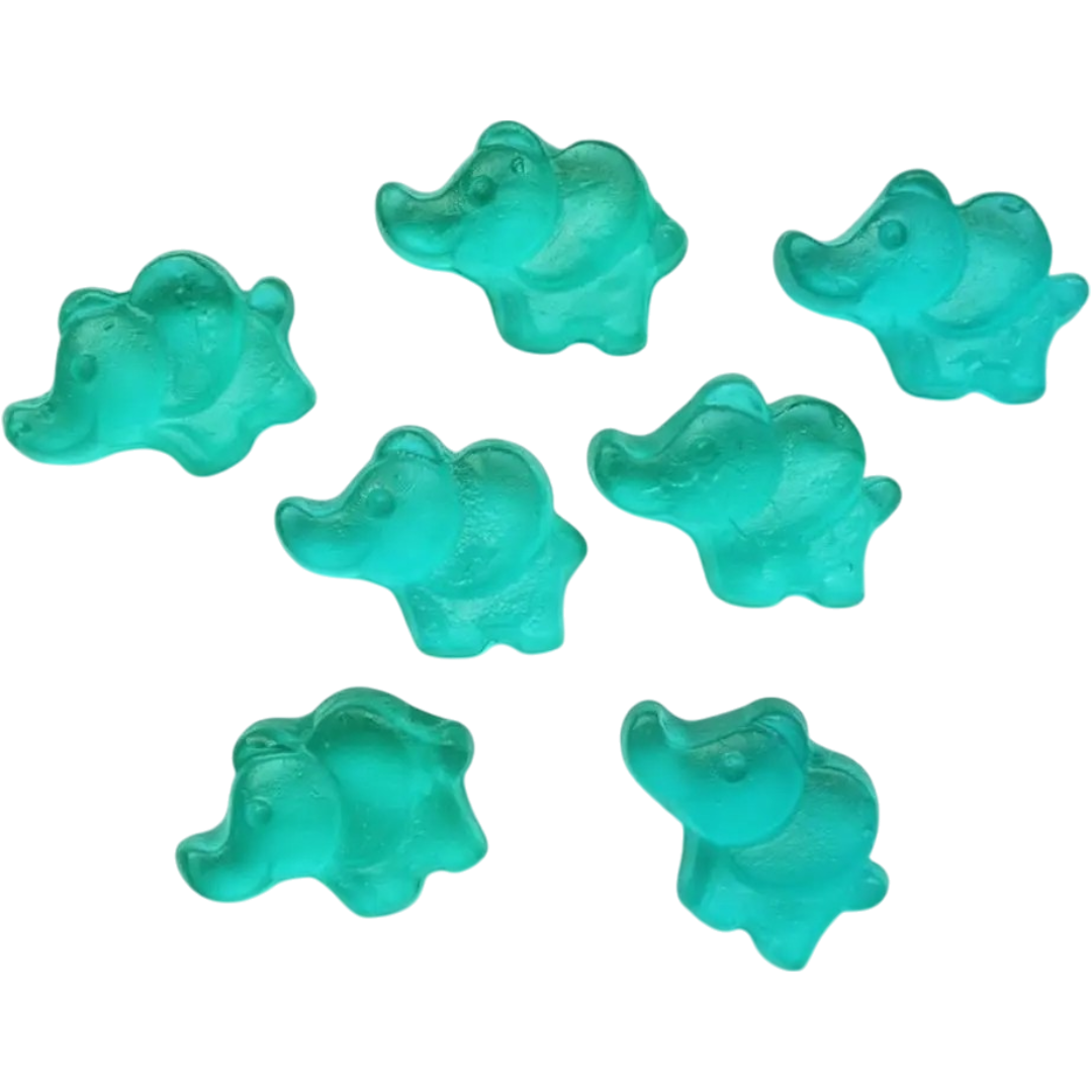 Blue Forest Fruits Elephants