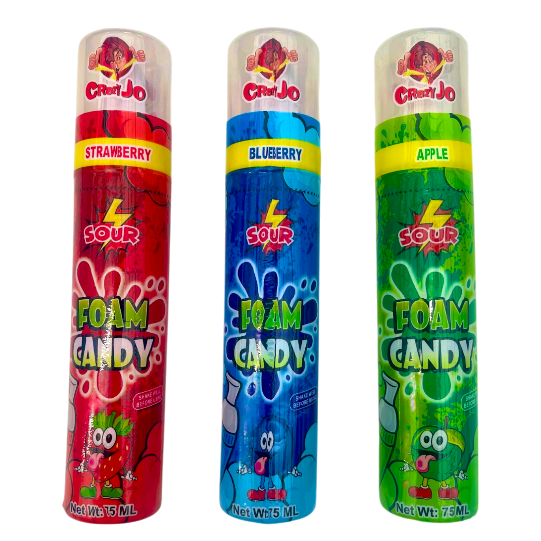 Crazy Jo Spray Foam Candy - 2.6oz (75g) – Poppin Candy