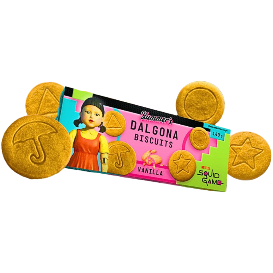 Squid Game Dalgona Biscuits - 4.9oz (140g) – Poppin Candy