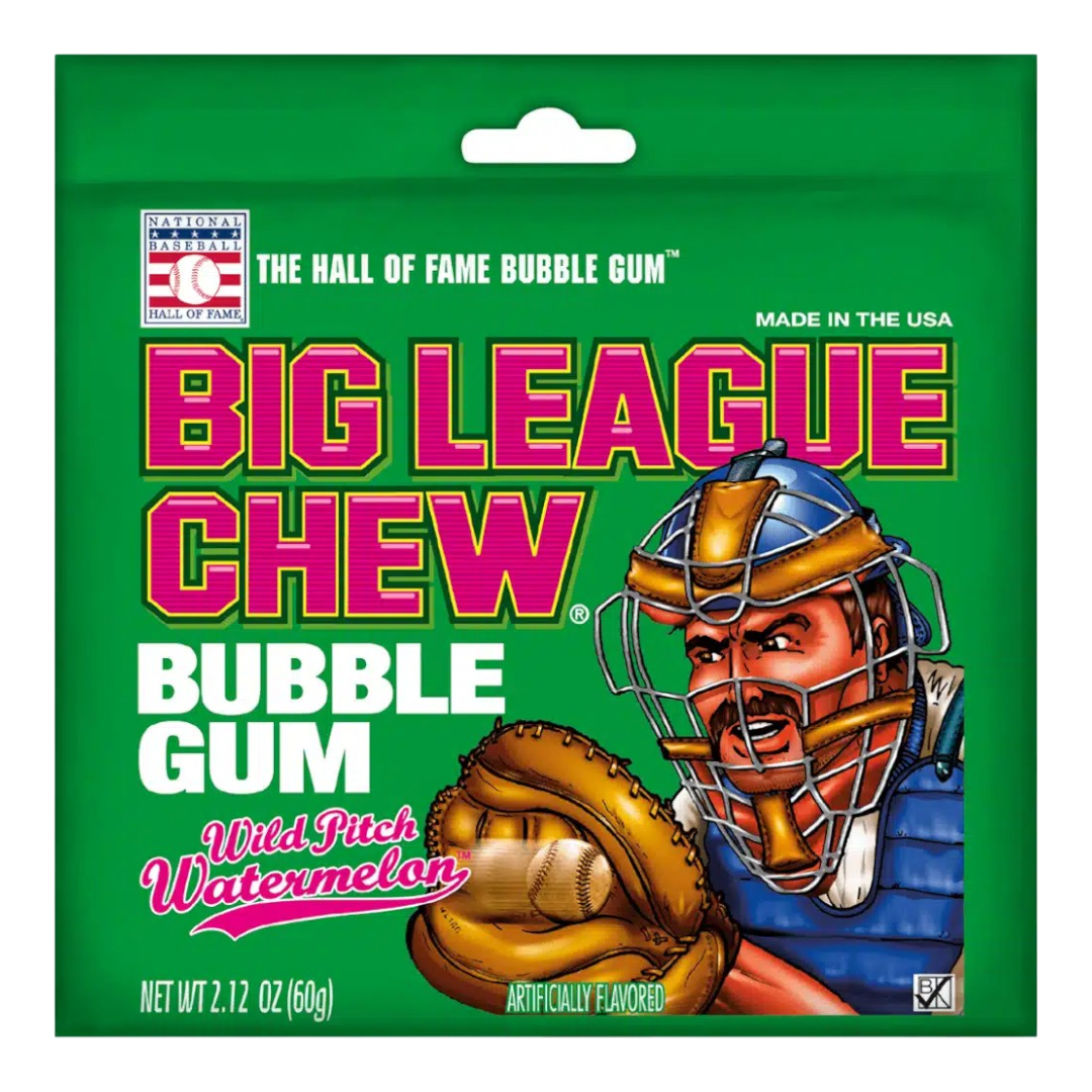 Big League Chew Bubble Gum Wild Pitch Watermelon - 2.12oz (60g)