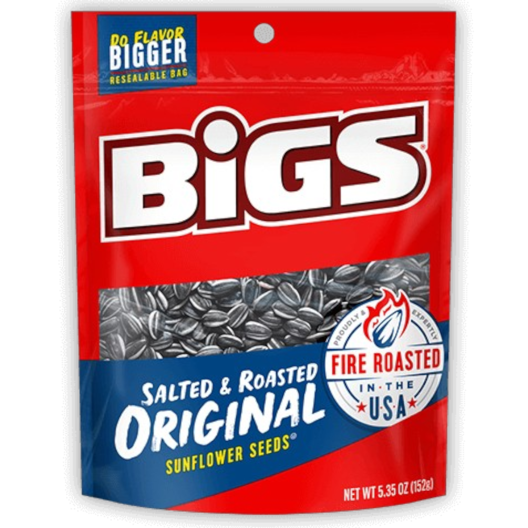 BIGS Sunflower Seeds Salted & Roasted Original Flavour - 5.35oz (152g)