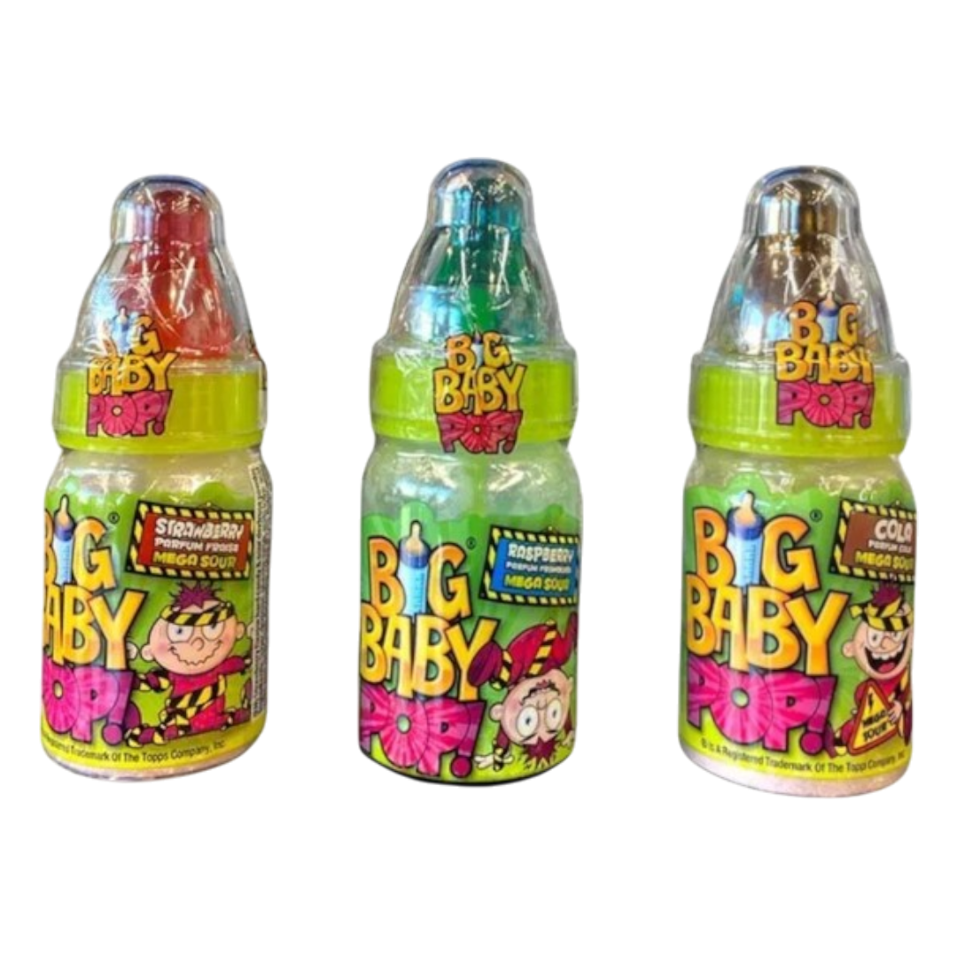 【激レア・ポップコーンR&B】『Baby Please Don't Go』モッズ Bazooka Mega Sour Big Baby Pop (SINGLE) - 1.12oz (32g) – Poppin Candy