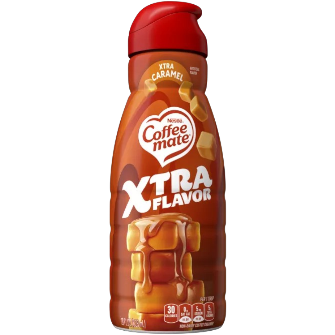Coffee Mate Xtra Caramel Xtra Flavour Liquid Creamer Big Bottle - 28fl.oz (828ml)