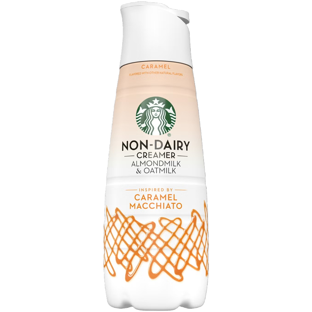 Starbucks Non-Dairy Caramel Macchiato Liquid Creamer Big Bottle - 28fl.oz (828ml)