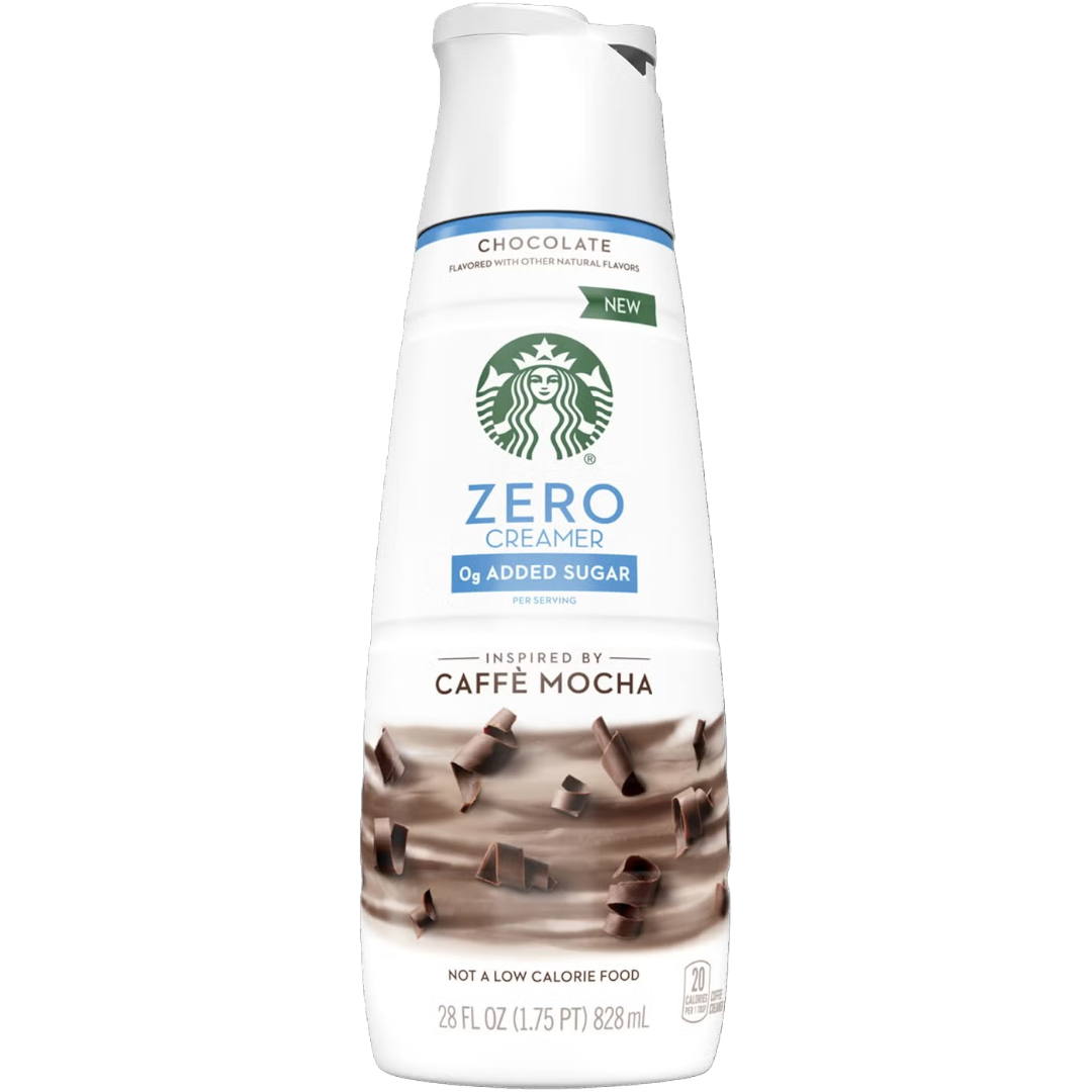 Starbucks Zero Caffè Mocha Liquid Creamer Big Bottle - 28fl.oz (828ml)