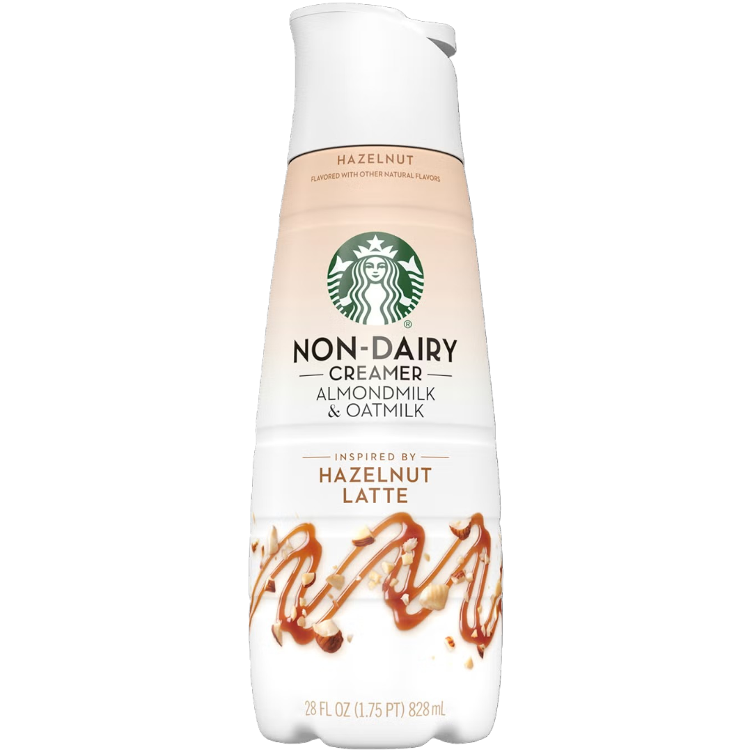 Starbucks Non-Dairy Hazelnut Latte Liquid Creamer Big Bottle - 28fl.oz (828ml)