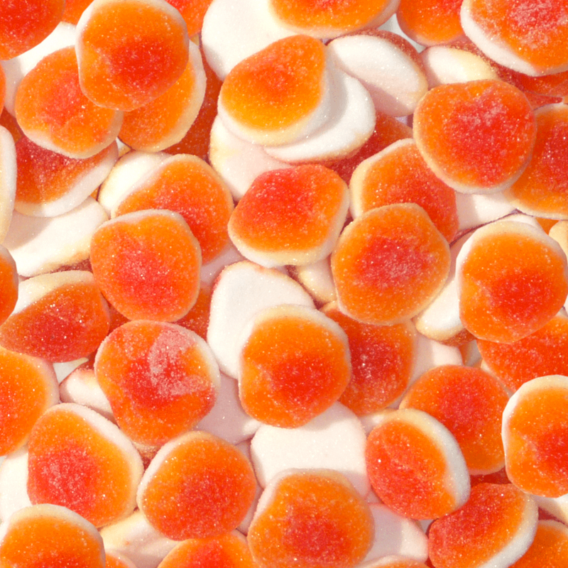 Jelly Filled Fizzy Peaches