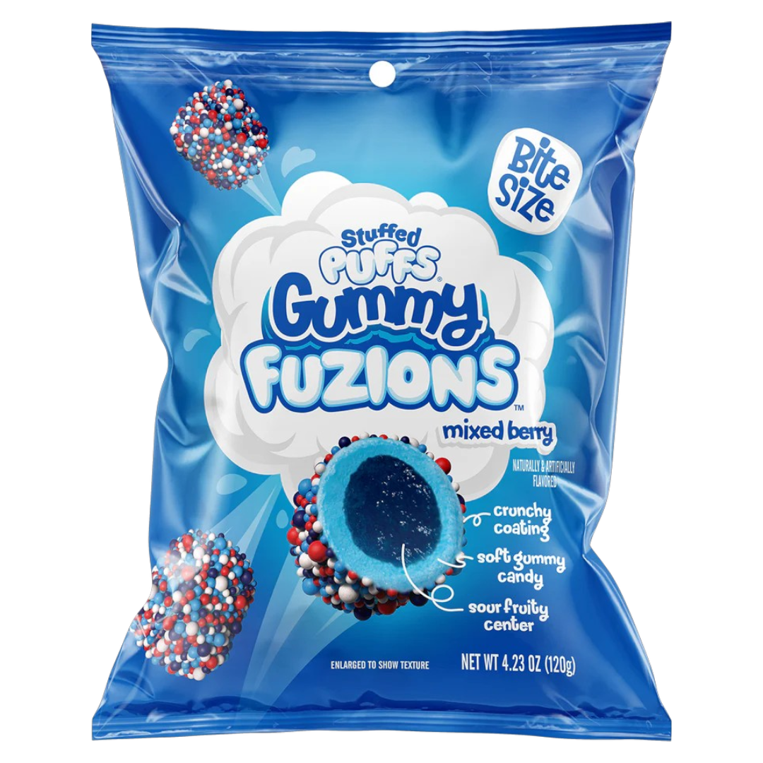 Stuffed Puffs Sour Berry Filled Marshmallow Bites - 4.36oz (123g