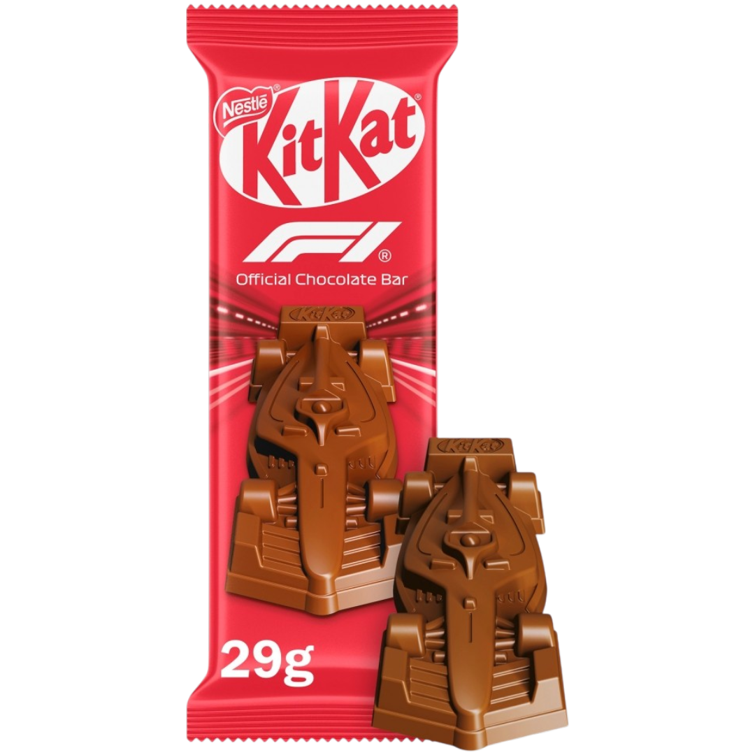 日本未販売 KitKat F1公式チョコレートバー 29g KitKat F1 Chocolate Racing Car - 1.02oz (29g) – Poppin Candy