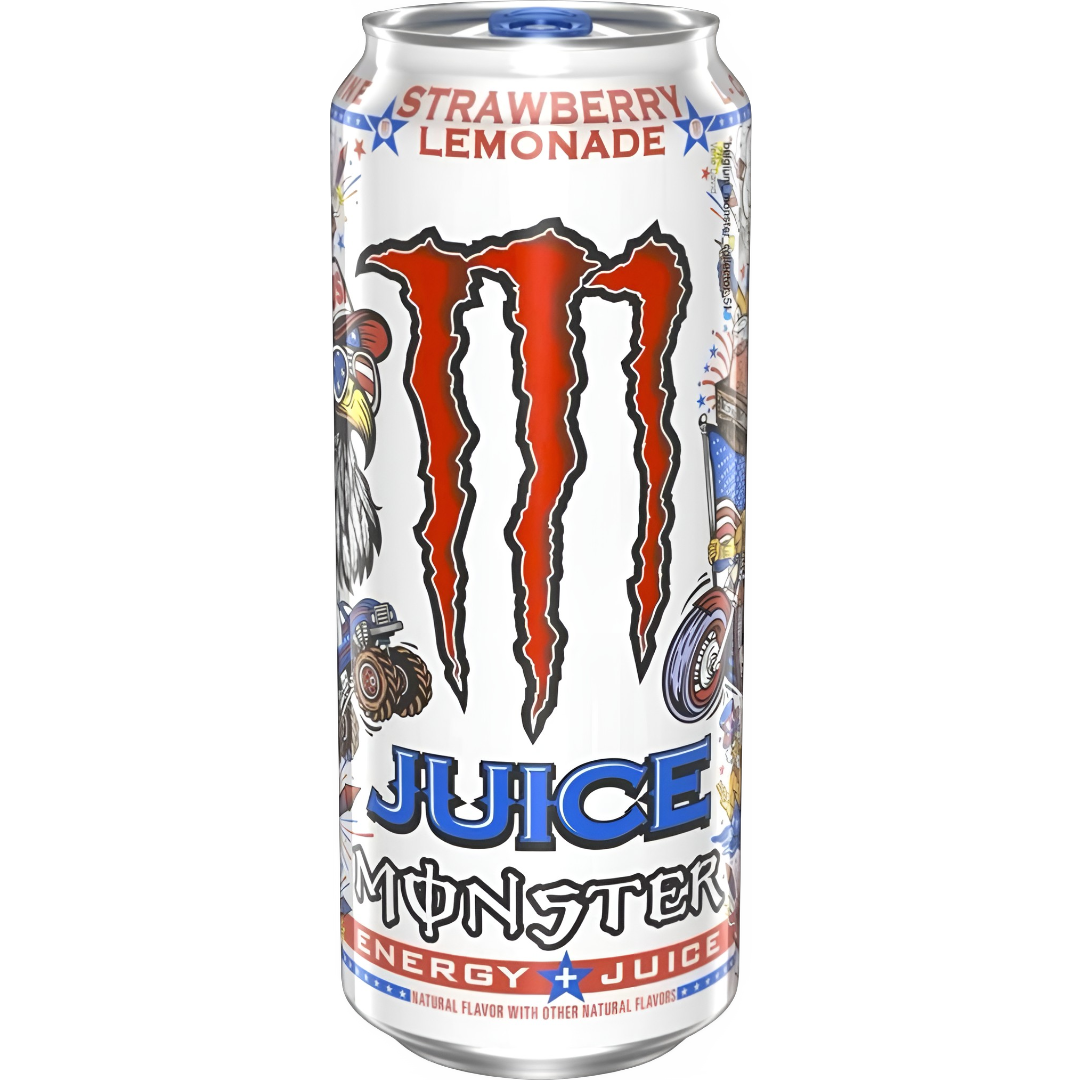 Monster Juice Strawberry Lemonade - 16fl.oz (473ml) – Poppin Candy