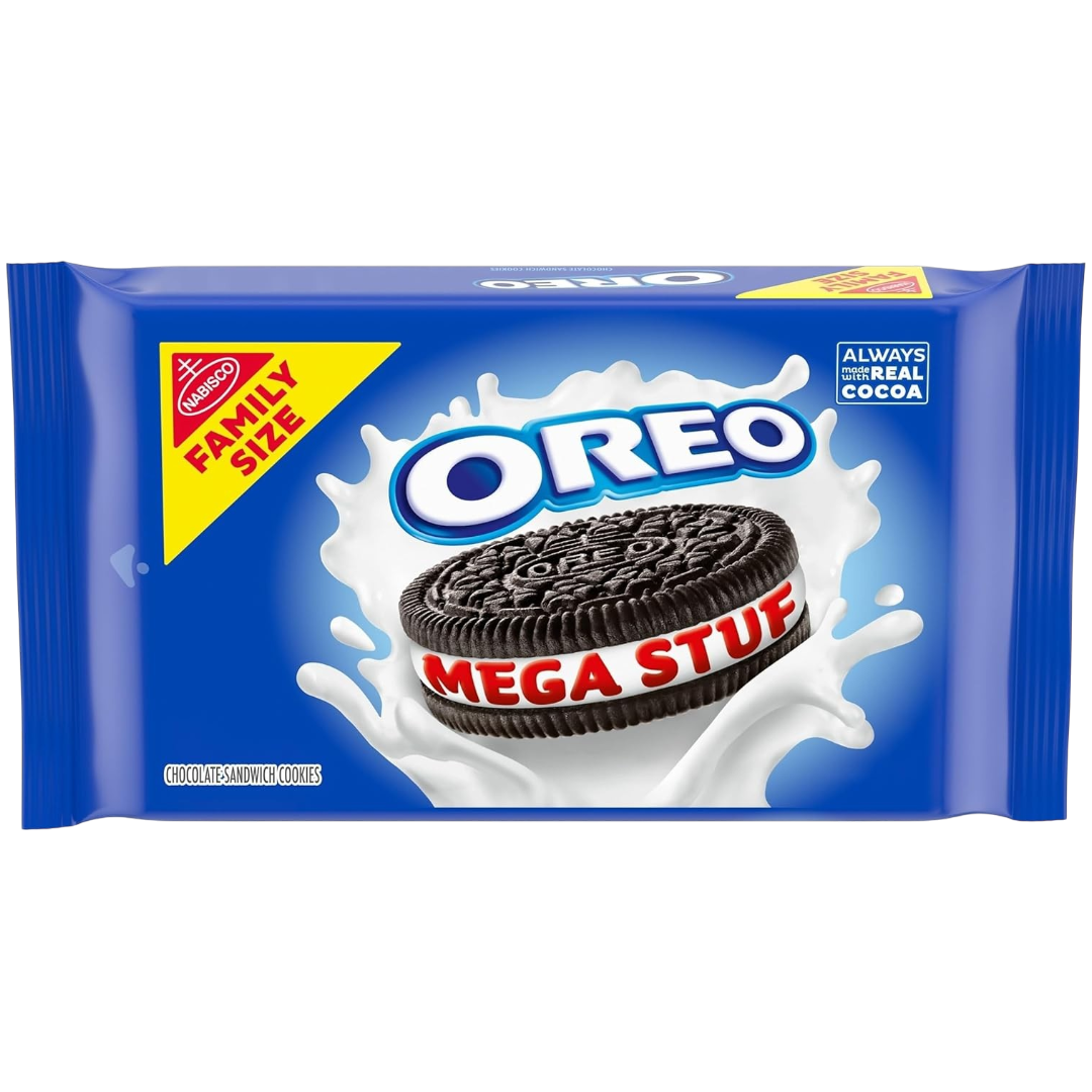 Oreo Mega Stuf Family Size - 17.6oz (499g)