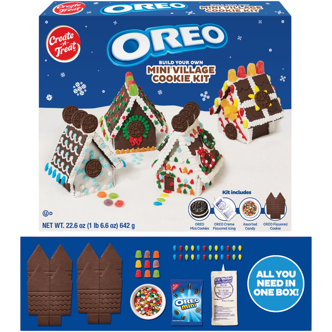 Oreo Build Your Own Mini Village Cookie Kit - 22.65oz (642g)