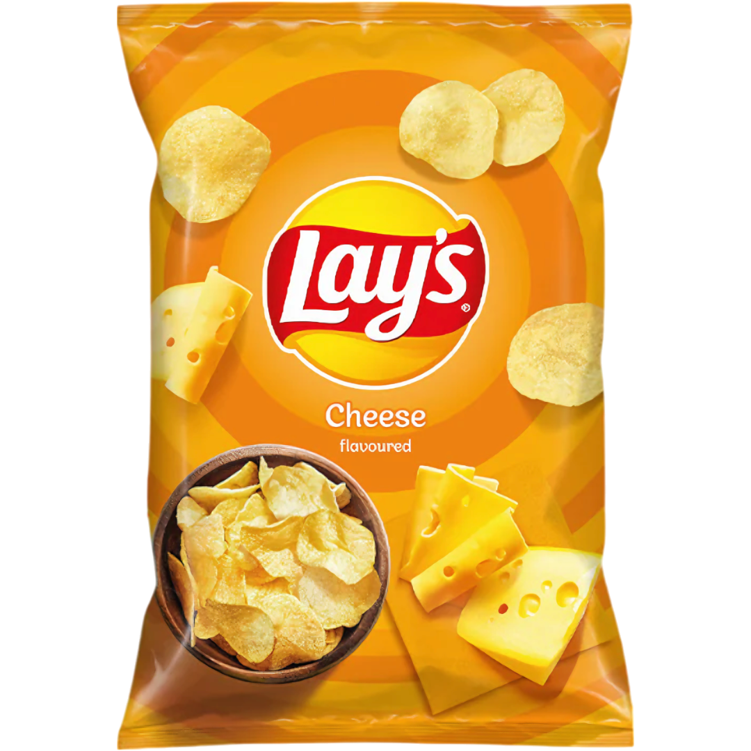 Lay's Cheese Flavoured Potato Chips (European) - 4.59oz (130g)