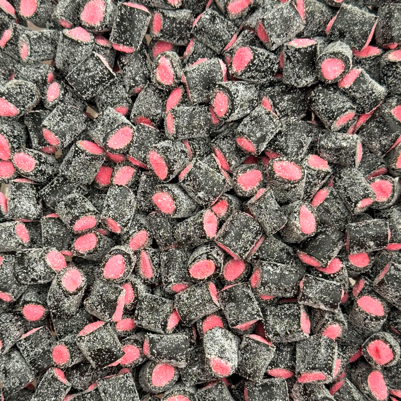 Salty Raspberry Liquorice Bites