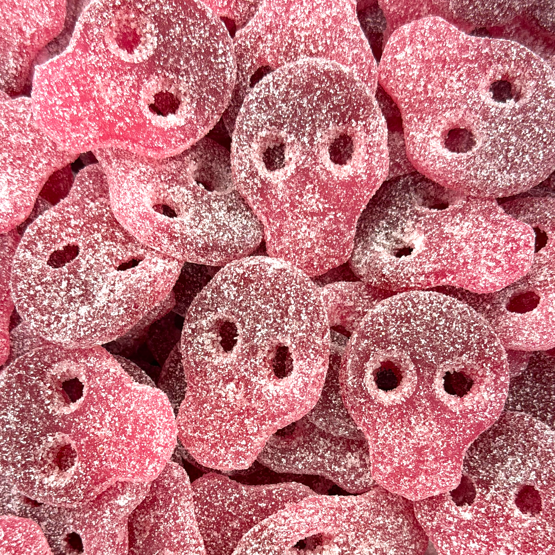 Sour Cherry Pomegranate Swedish Skulls – Poppin Candy
