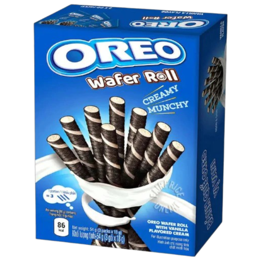 Oreo Vanilla Cream Filled Wafer Rolls - 1.9oz (54g)
