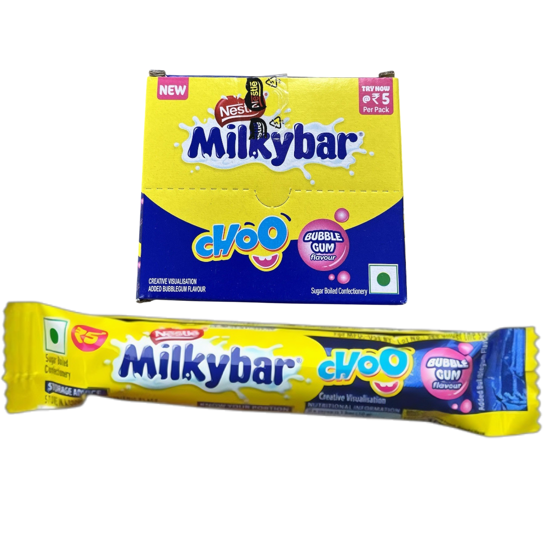 Milkybar CHOO Bubblegum Flavour (India) - 0.42oz (12g)