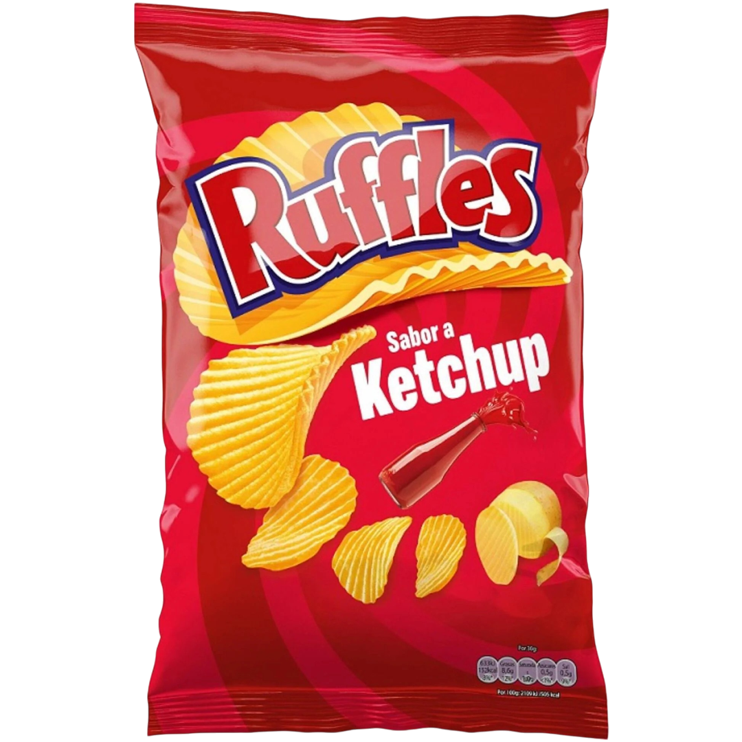 Ruffles Ketchup Potato Chips (Spain) - 5.3oz (150g)