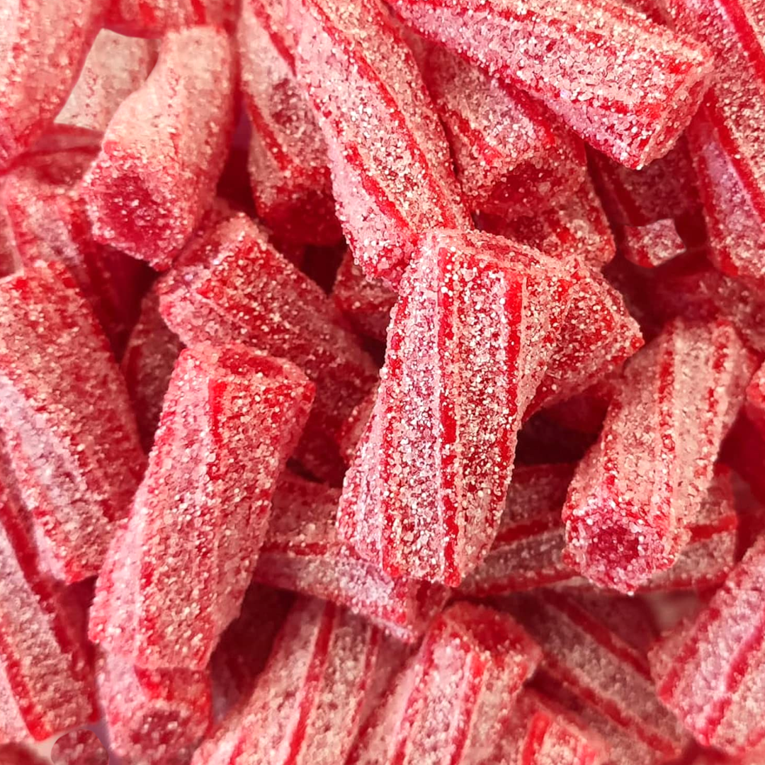 Sour Jelly Filled Strawberry Twists