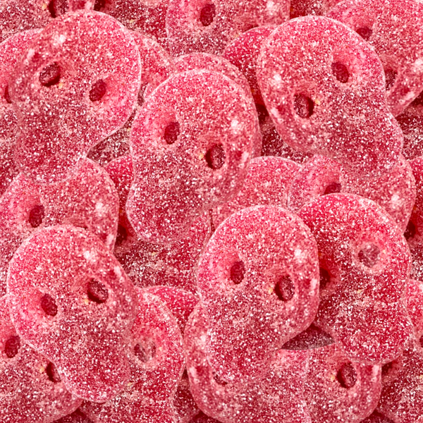 Sour Red Peach Swedish Skulls