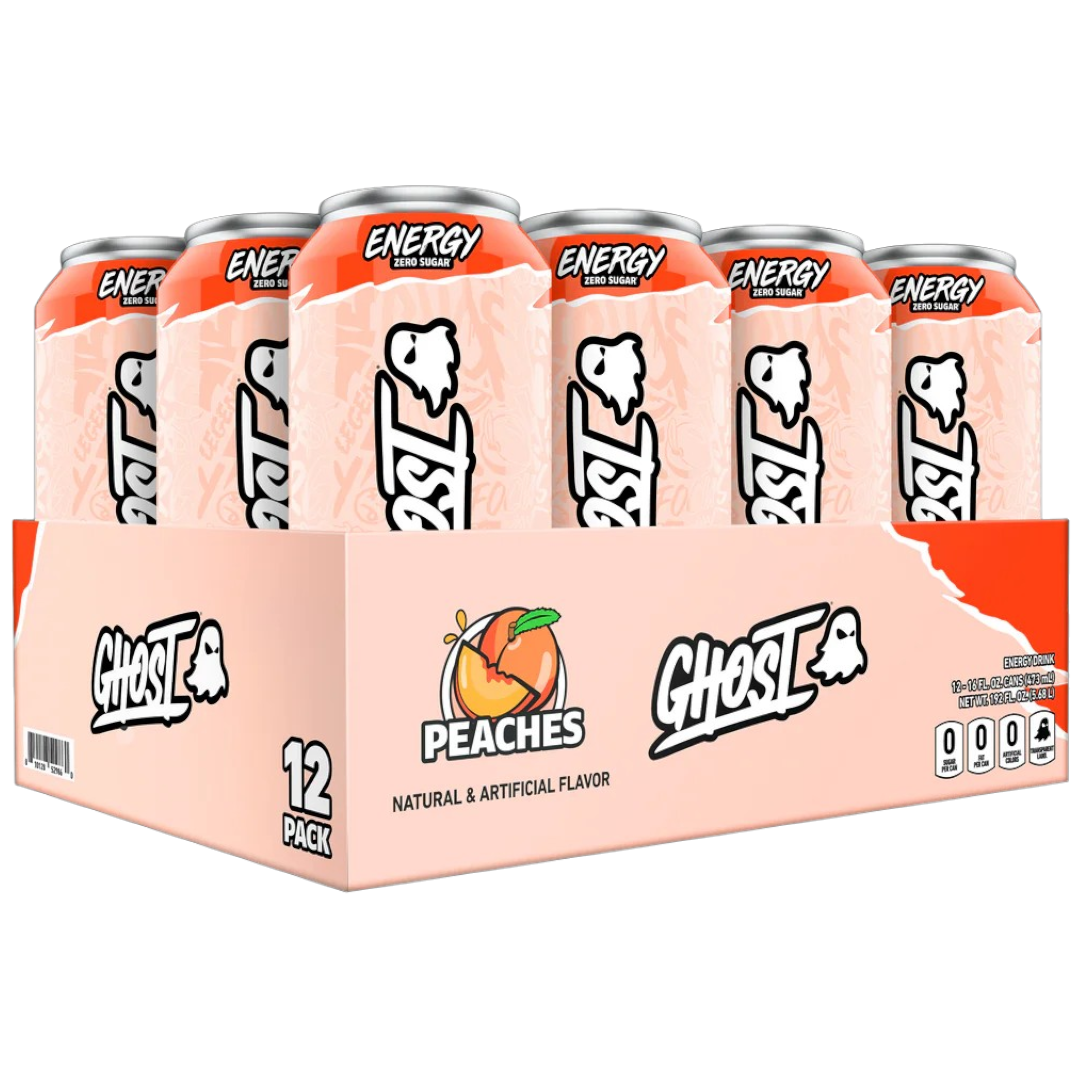 Ghost Energy Peaches Flavour - 16fl.oz (473ml)