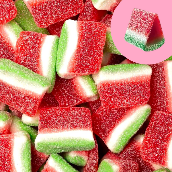 Jelly Filled Sour Watermelon Slices