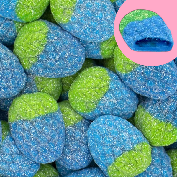 Jelly Filled Sour Blue Raspberries