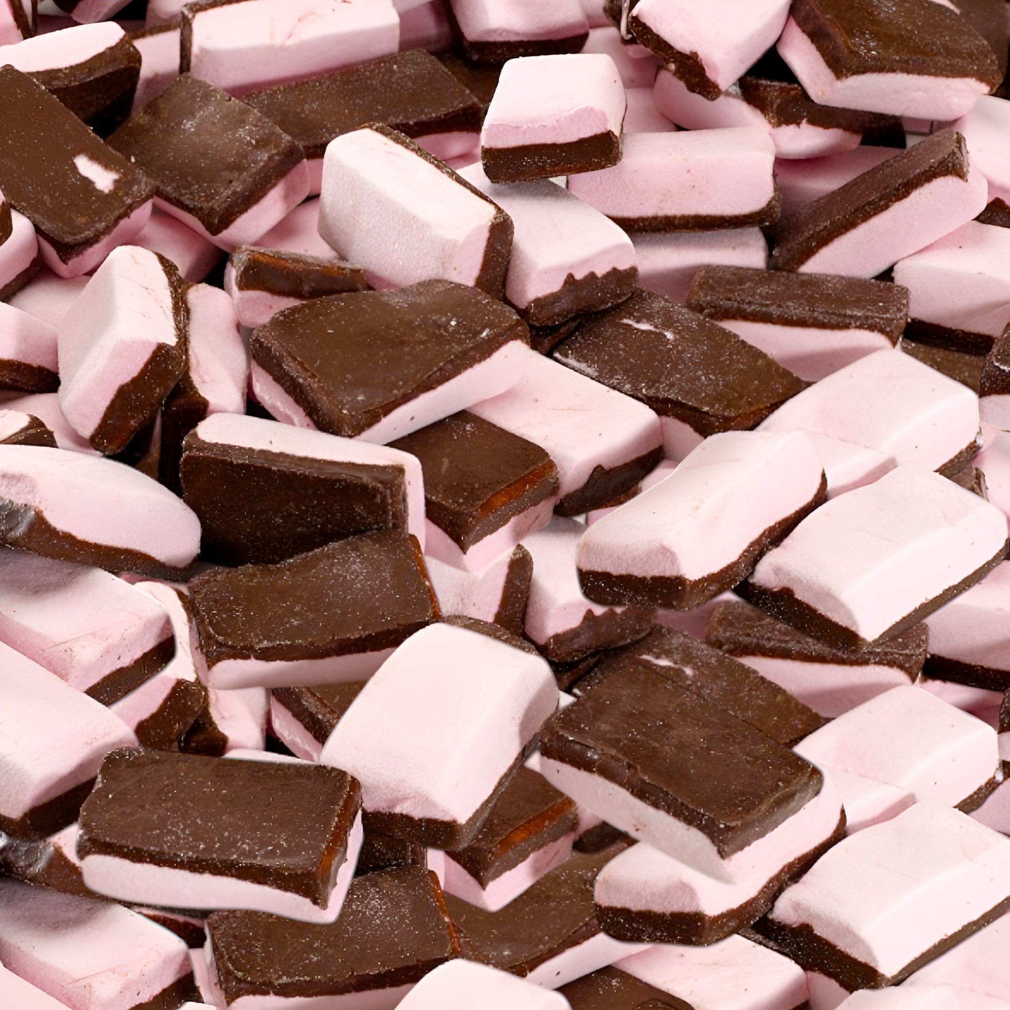 Chocolate-Dipped Strawberry Marshmallow Bricks