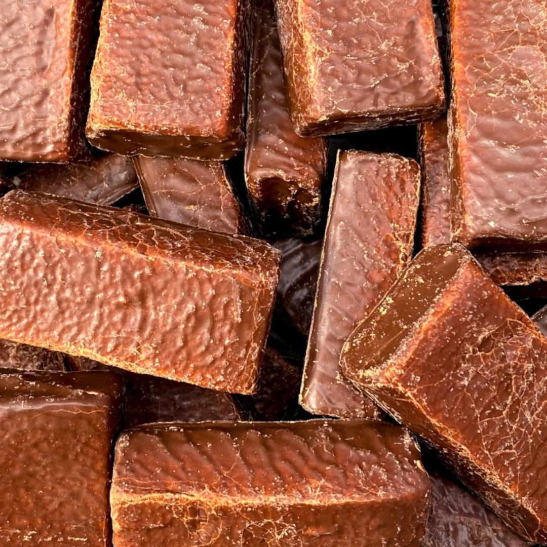 Chocolate-Coated Marshmallow Bricks